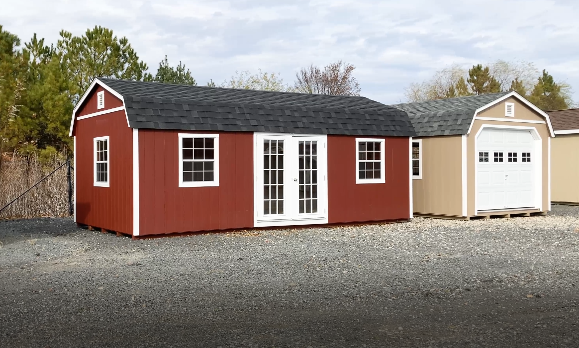 Structure of the week: Barn Red 12 X 24 Dutch Shed