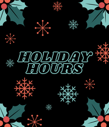 Holiday Hours 2023