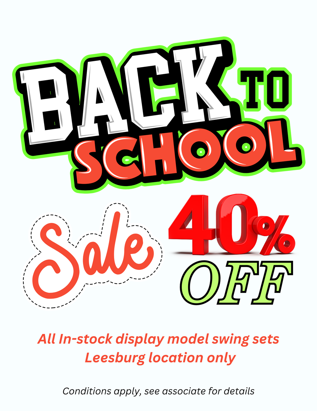 Back to School Sale