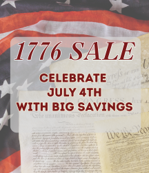 Celebrate Freedom- Save like it's 1776!