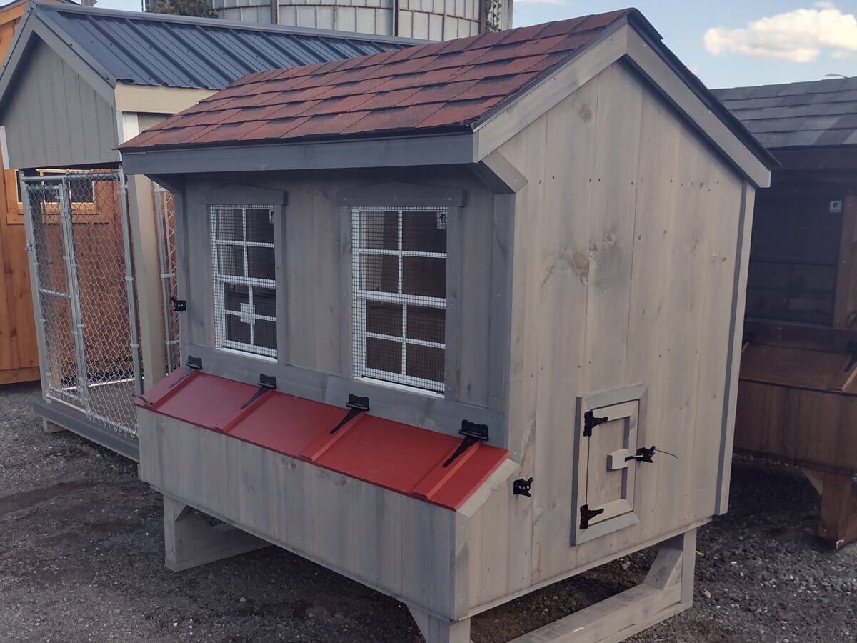 4x6 Chicken Coop (#SC458)
