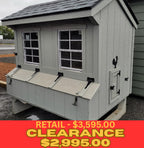 4x6 Chicken Coop (#SC481)