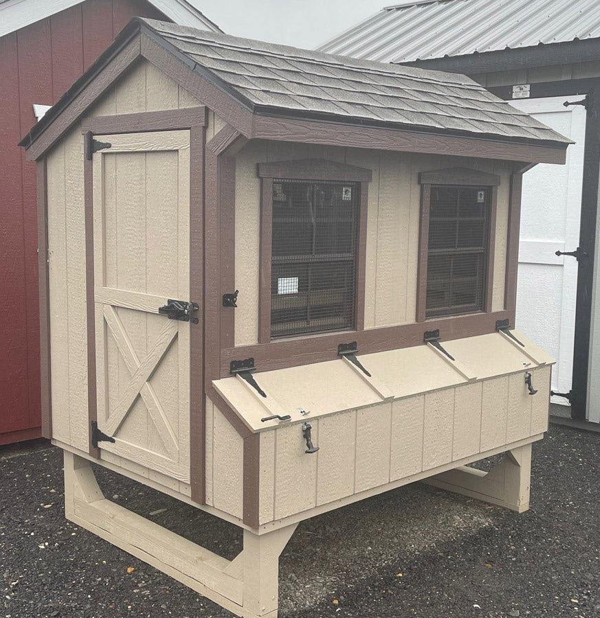 4x6 Chicken Coop (#SC487)