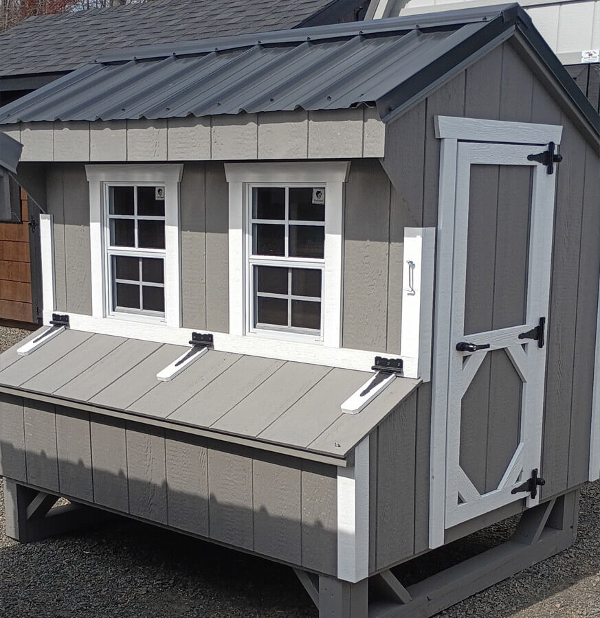 4x6 Chicken Coop (#ZC212)