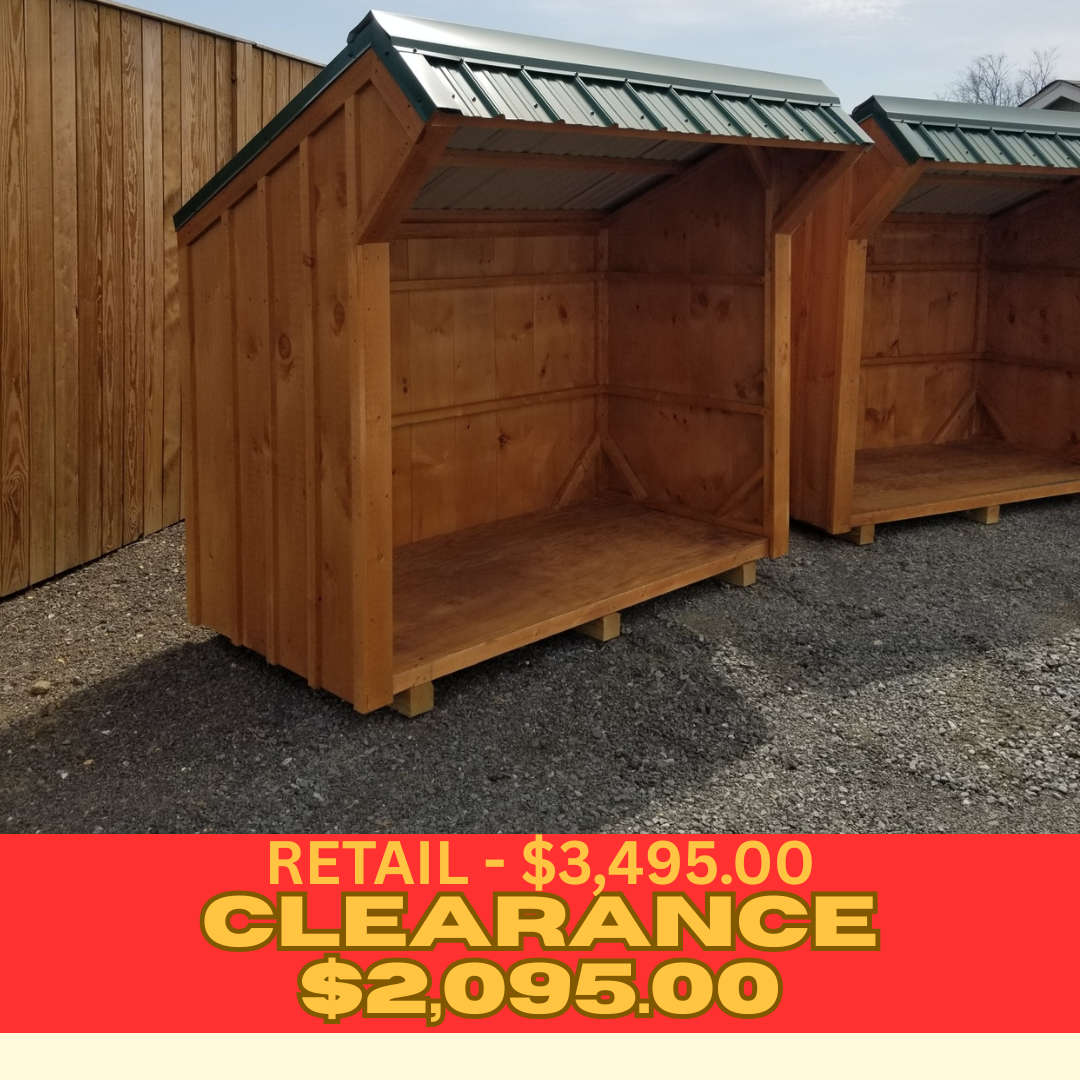 4x8 Quaker Woodshed (#BR0014)