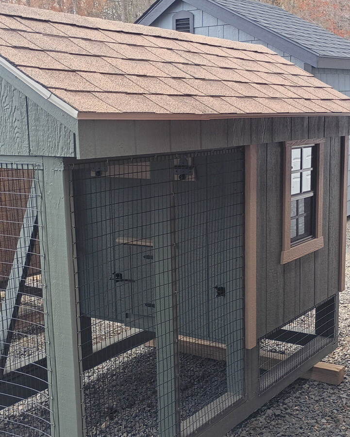4x8 Chicken Coop Combo (#ZC208)