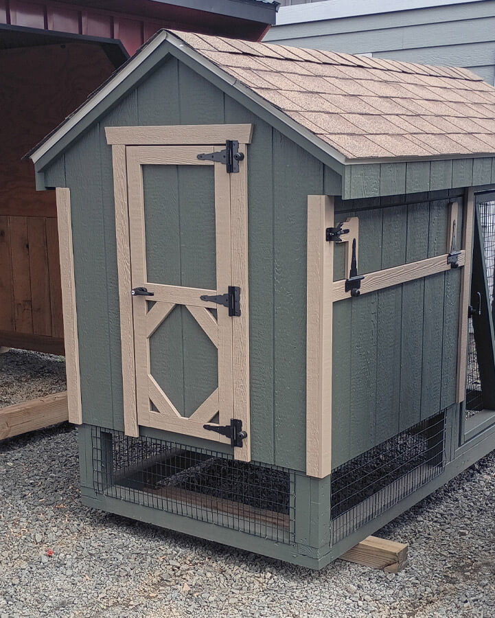 4x8 Chicken Coop Combo (#ZC208)