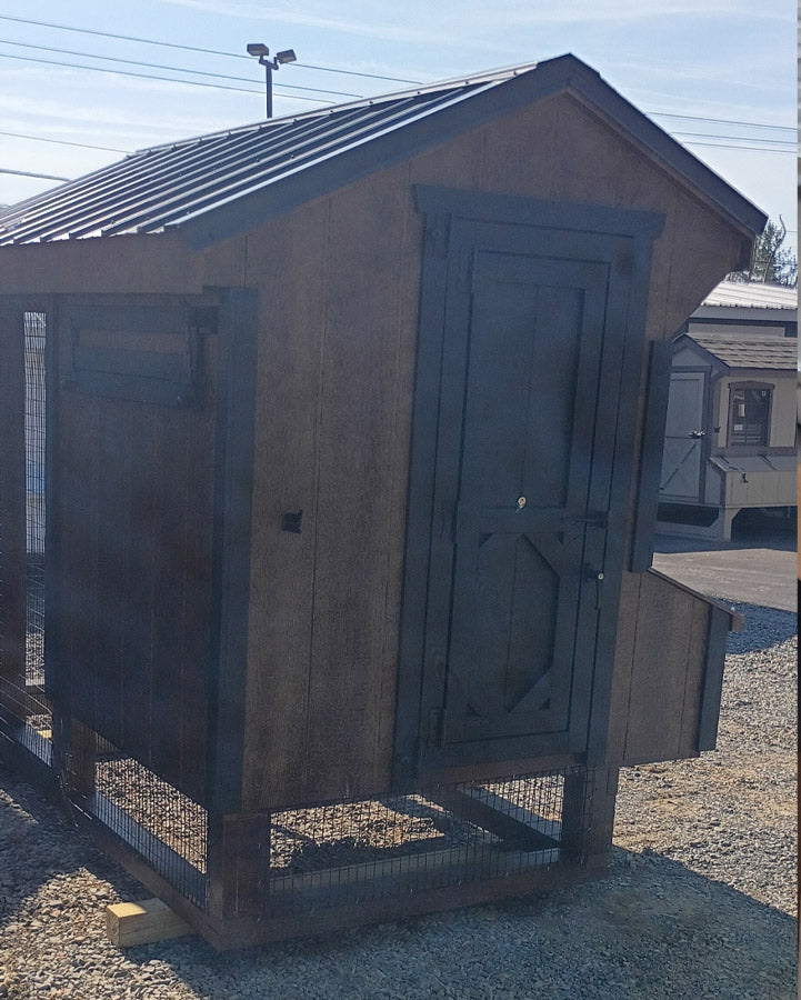 4x8 Chicken Coop Combo (#ZC209)