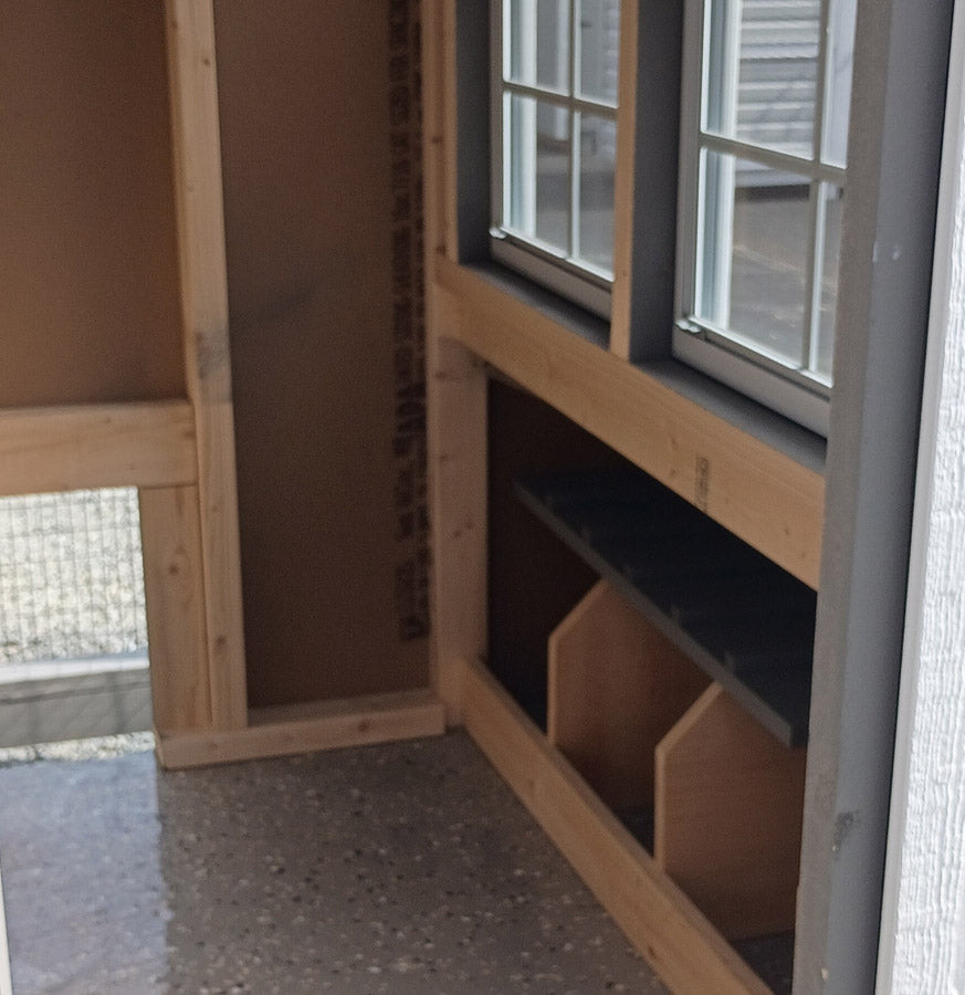 4x8 Combo Chicken Coop (#ZC210)