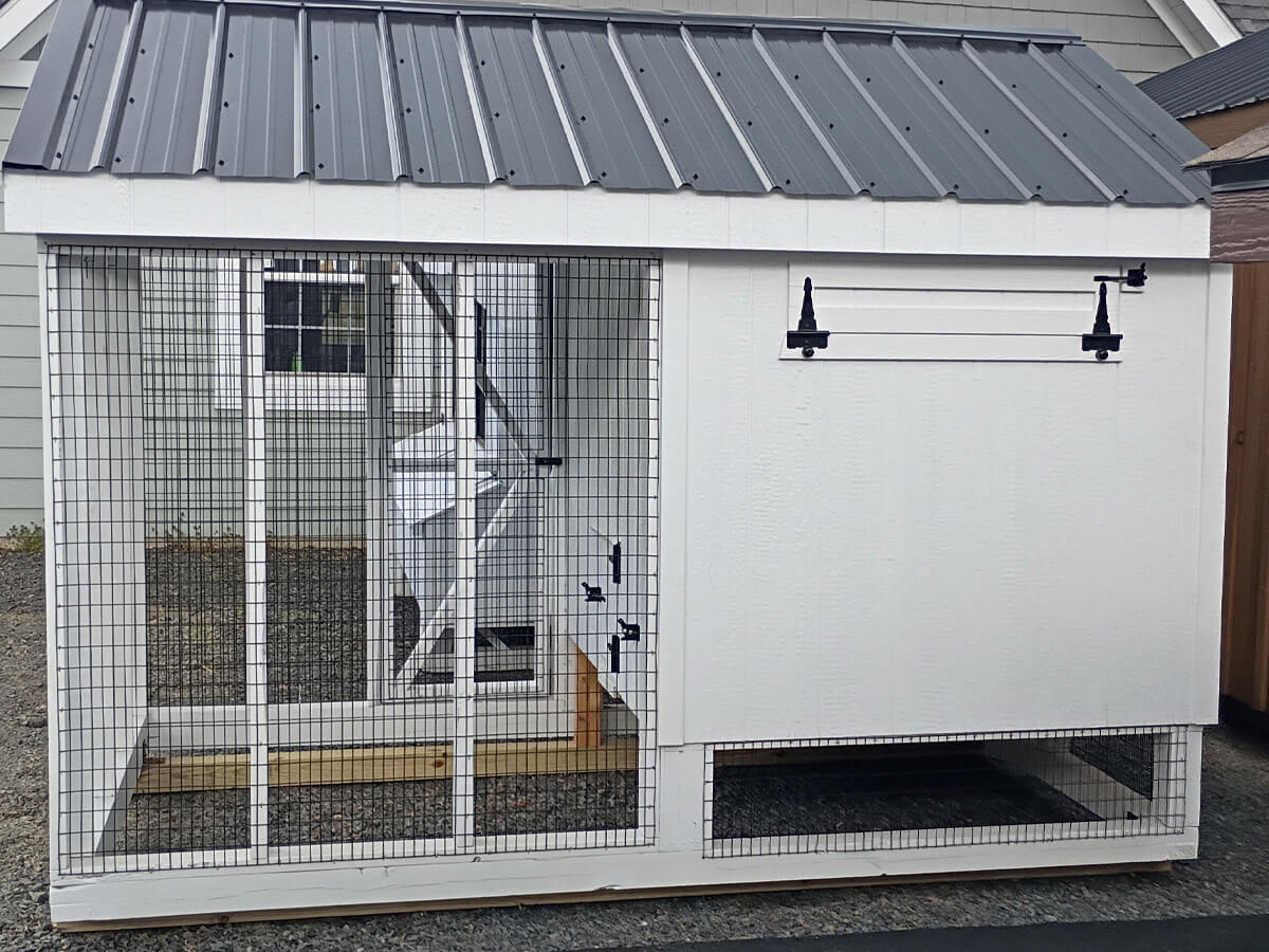 6x10 Chicken Coop Combo (#ZC206)