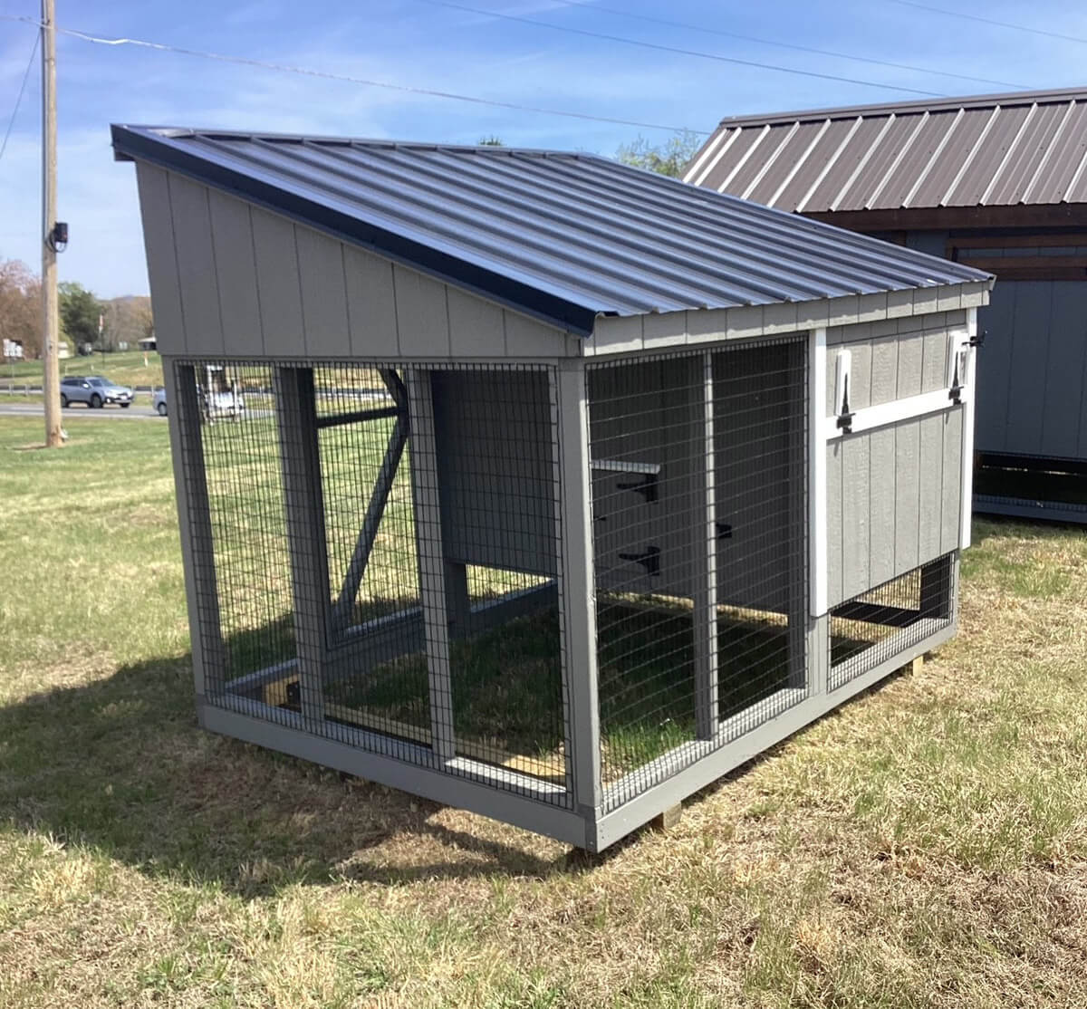 6x8 Lean-To Combo Coop (#ZC125)