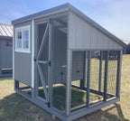 6x8 Lean-To Combo Coop (#ZC125)