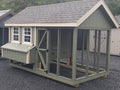 7x12 Chicken Coop Combo (#ZC201)