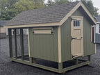 7x12 Chicken Coop Combo (#ZC201)