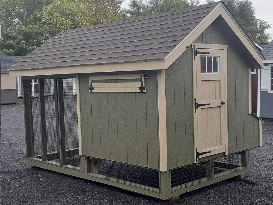 7x12 Chicken Coop Combo (#ZC201)