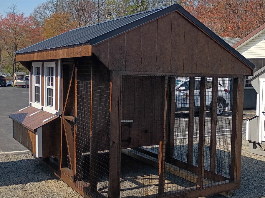 7x12 Chicken Coop Combo (#ZC205)