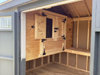 8x12 Chicken Coop w/6x12 Run (#ZC213)