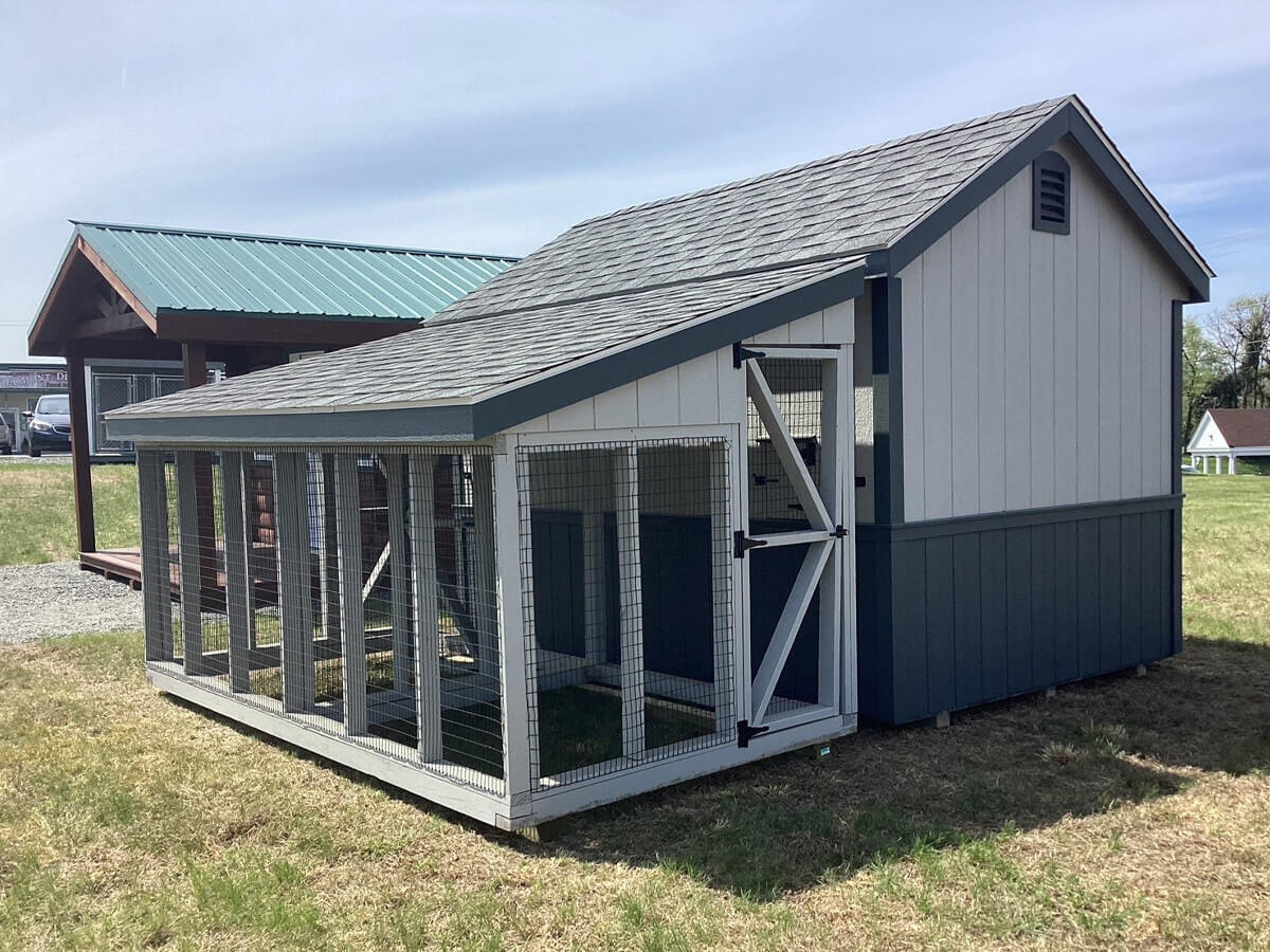 8x12 Chicken Coop w/6x12 Run (#ZC213)