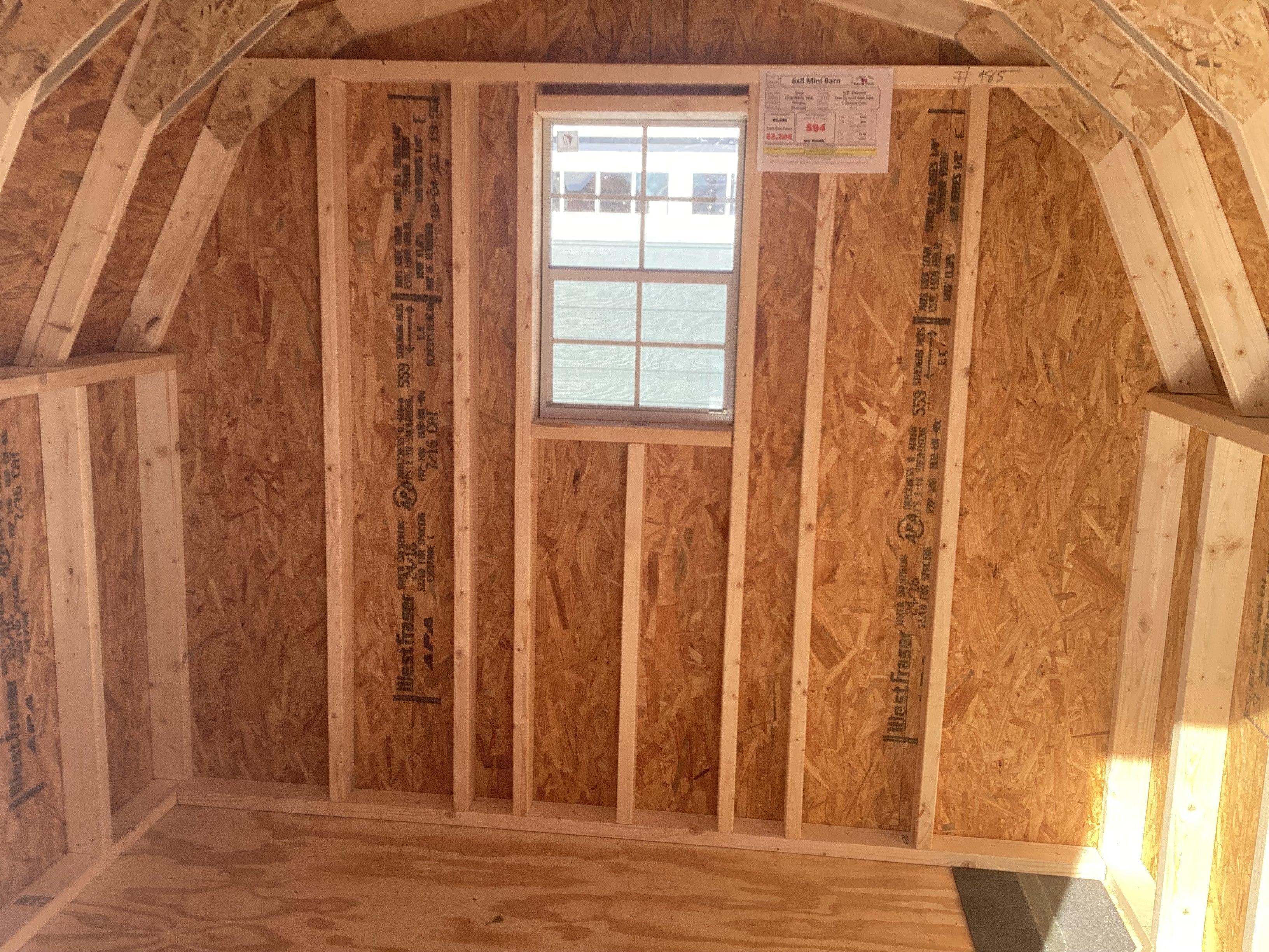 8x8 Mini Barn (#PB001)