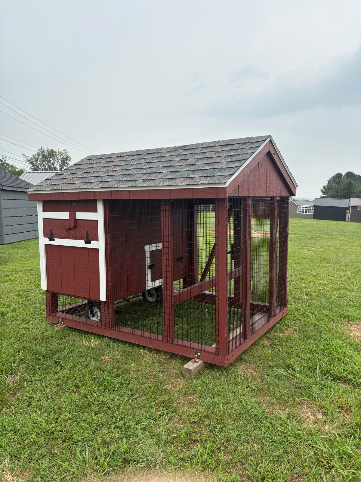 5x7 A-Frame Combination Coop (#BIH1026)