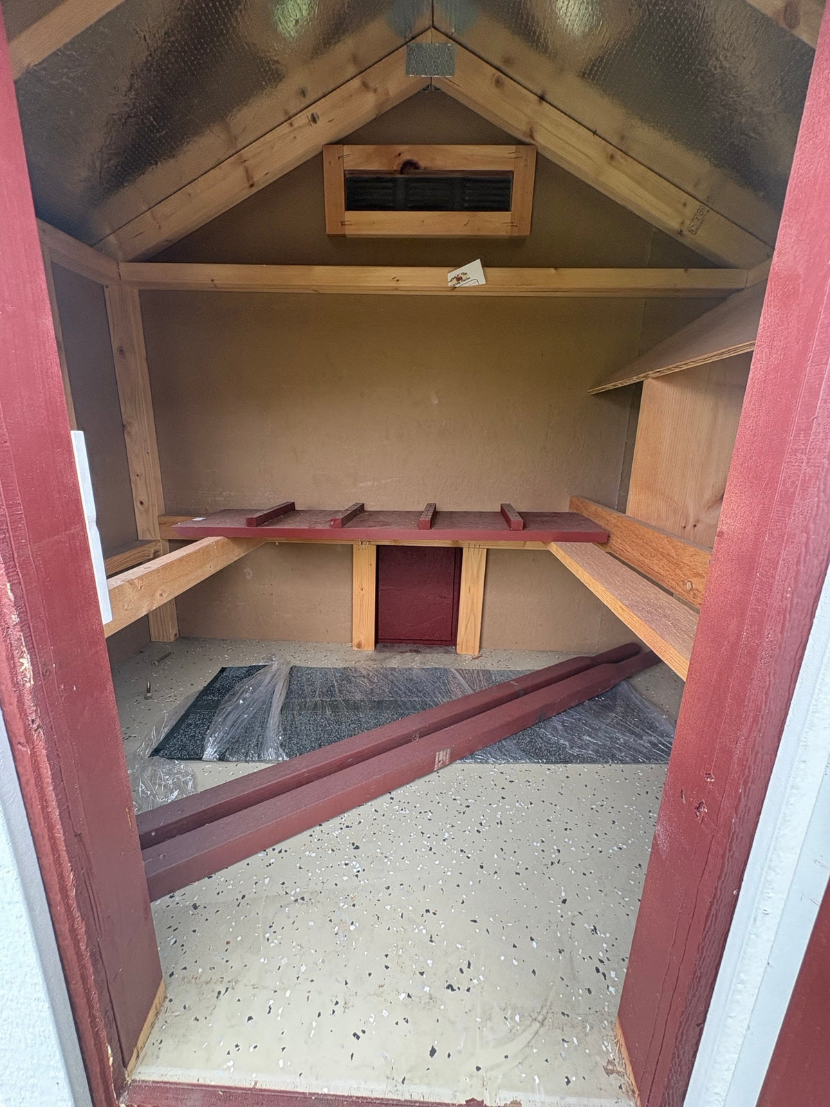 5x7 A-Frame Combination Coop (#BIH1026)