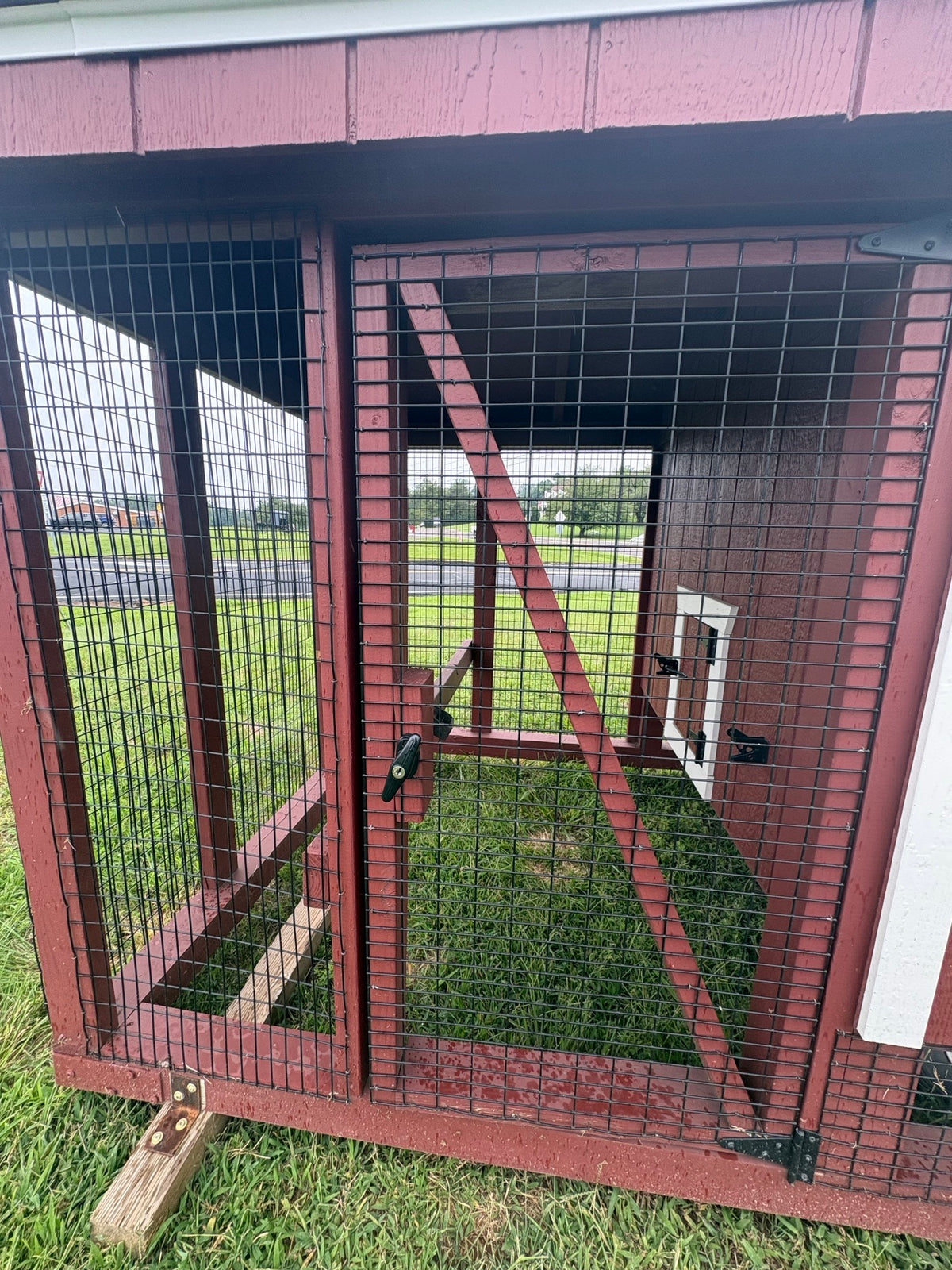 5x7 A-Frame Combination Coop (#BIH1026)