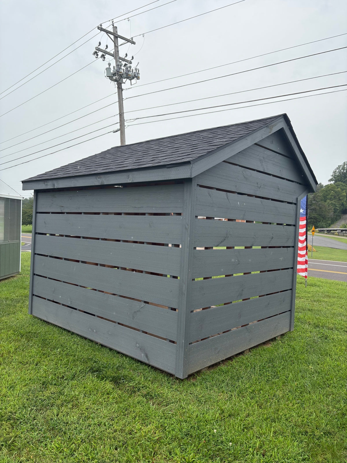 8x10 Wood Shed (#3901)