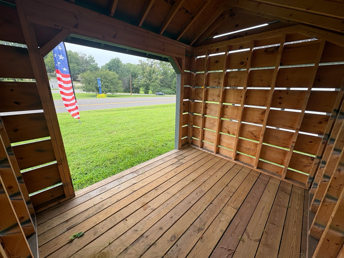 8x10 Wood Shed (#3901)