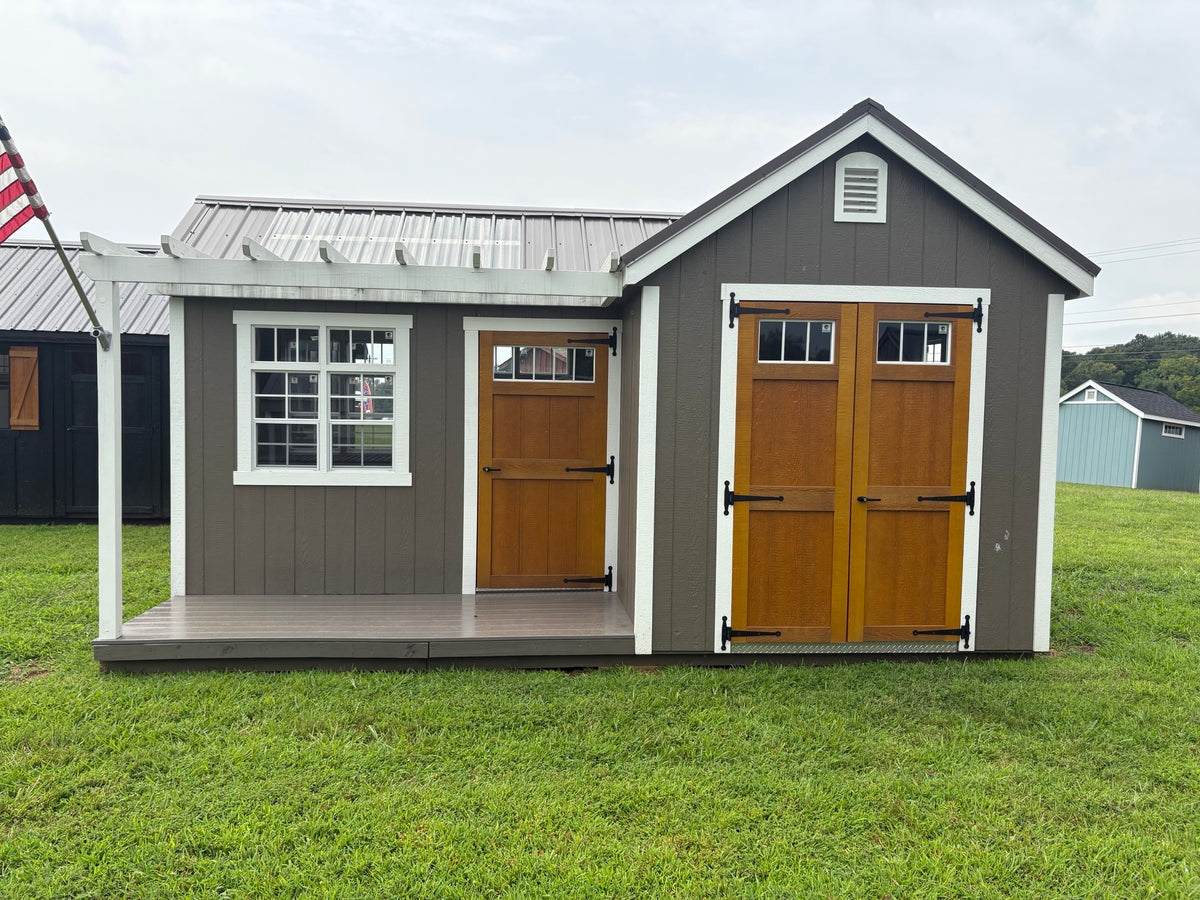 10x18 Custom Shed - Greenhouse (#HB005)