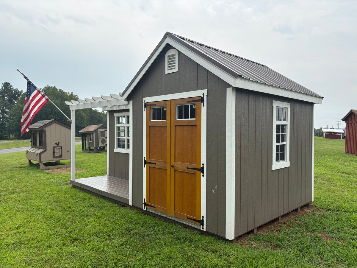 10x18 Custom Shed - Greenhouse (#HB005)