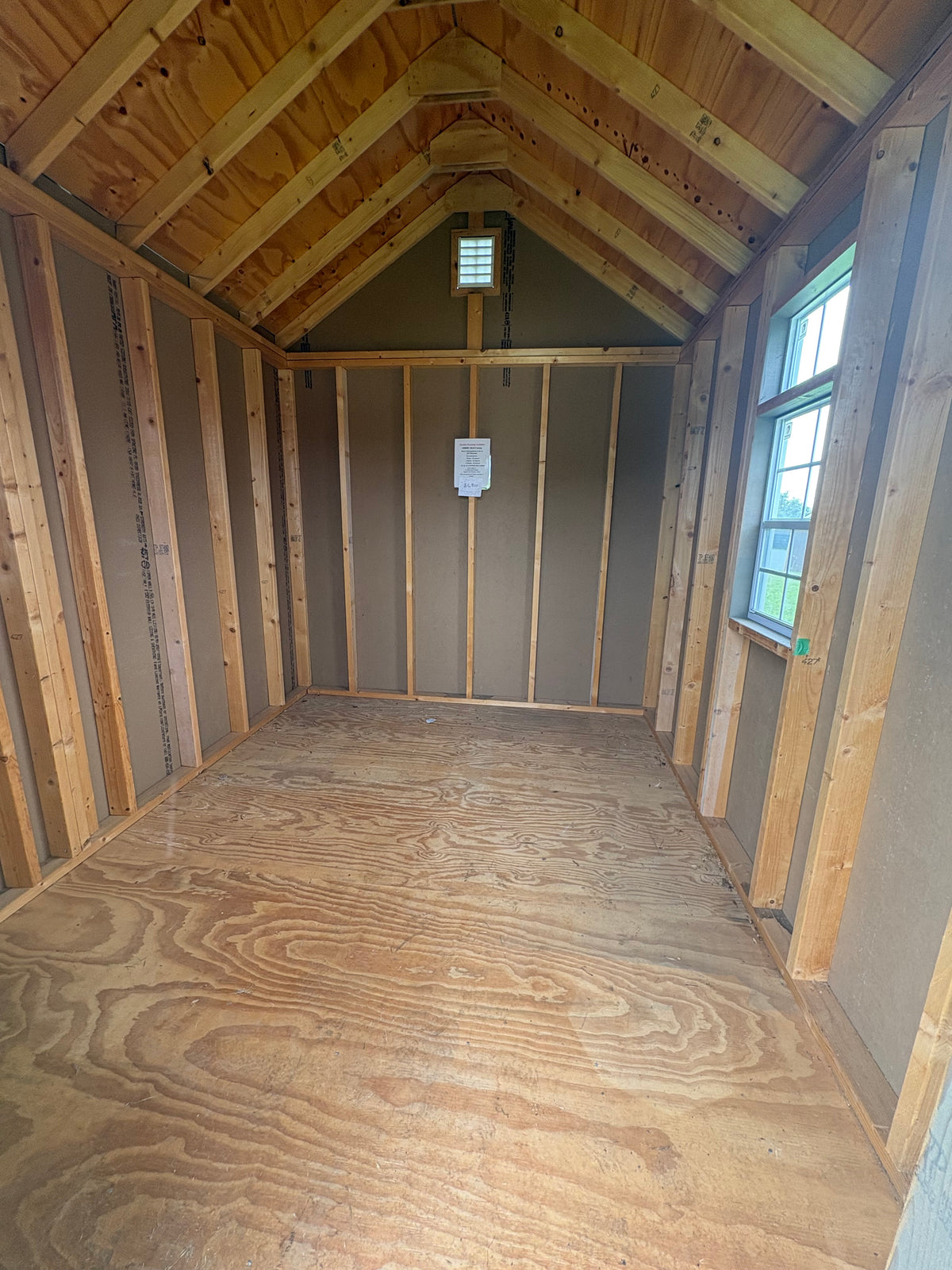 10x18 Custom Shed - Greenhouse (#HB005)