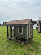 4x8 Chicken Coop Combo (#ZC208)
