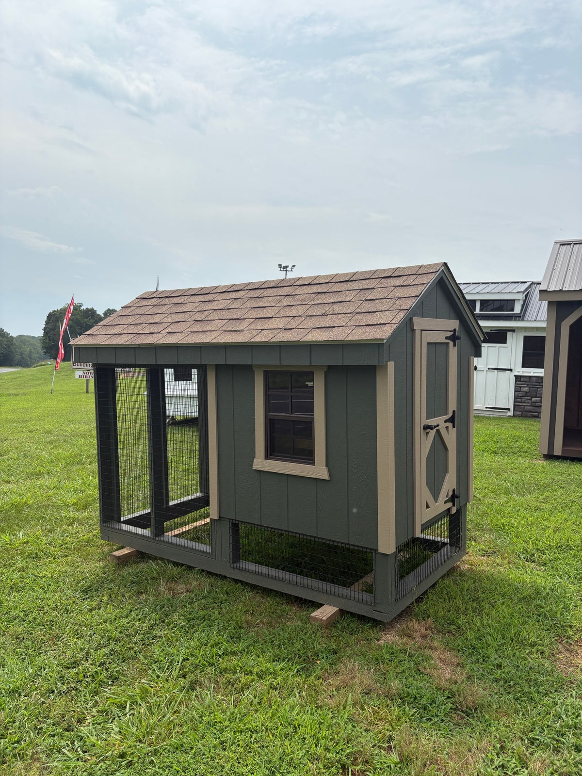 4x8 Chicken Coop Combo (#ZC208)