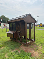 4x8 Chicken Coop Combo (#ZC209)