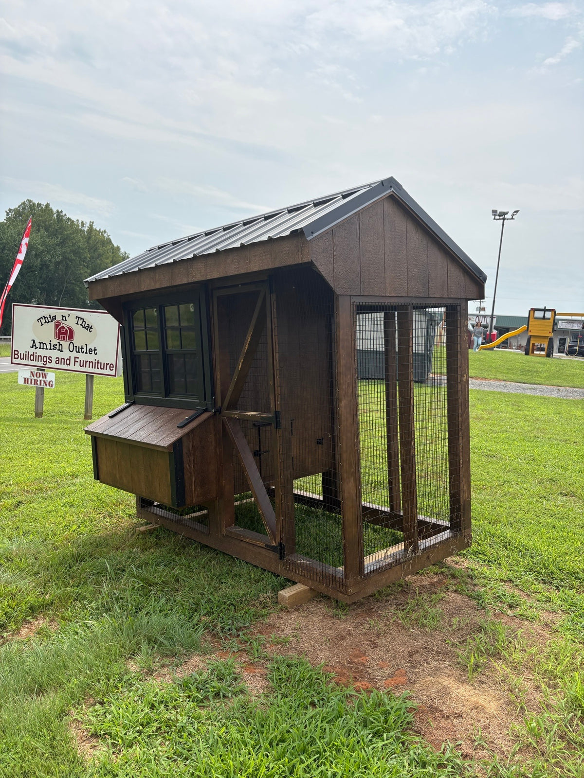 4x8 Chicken Coop Combo (#ZC209)