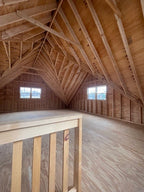 24x26 A-Frame 2-Story 2 Car Garage (#2711)