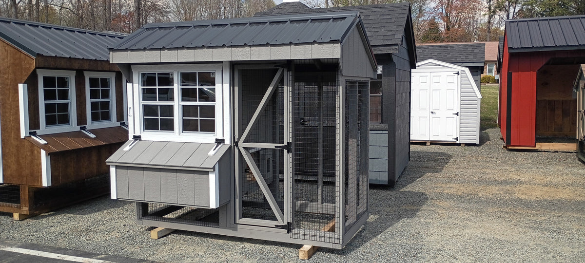 4x8 Combo Chicken Coop (#ZC210)